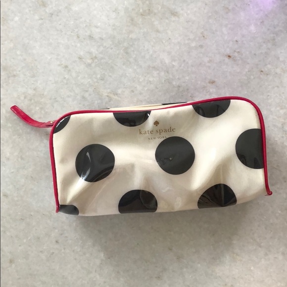 Kate Spade Polka Dot Cosmetic Bag 